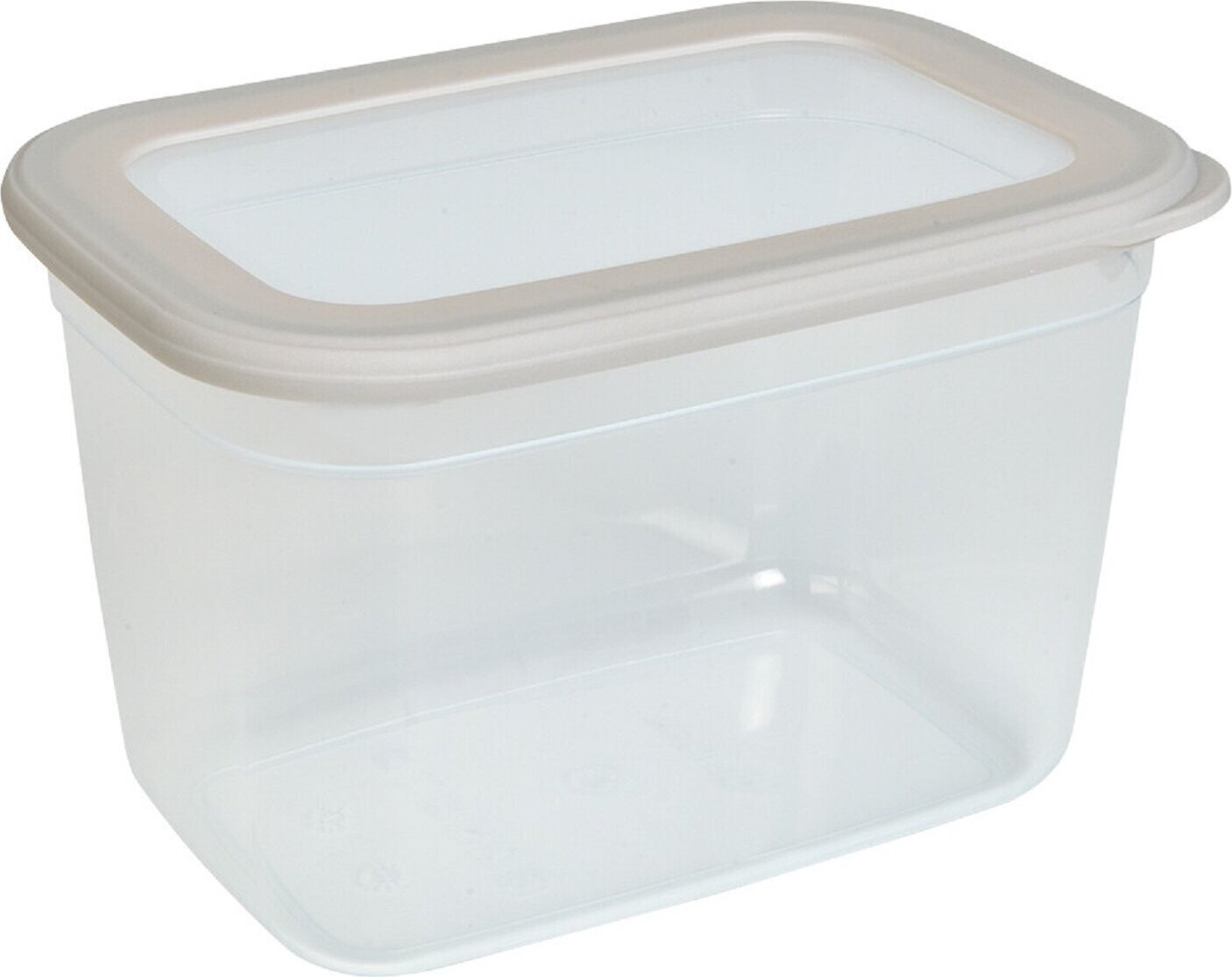MICHELINO Aufbewahrungsbox Vorratsdose Vorratsbehälter für eine gut sortierte Vorratskammer 2300ml Beige HTX-28332