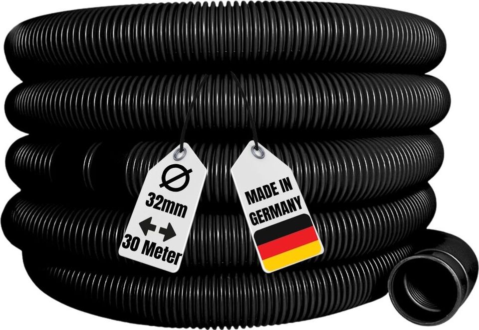 AquaOne 30 Meter 32mm 1 1/4' Solarschlauch Poolschlauch Muffenabstand 1,5m P-4769