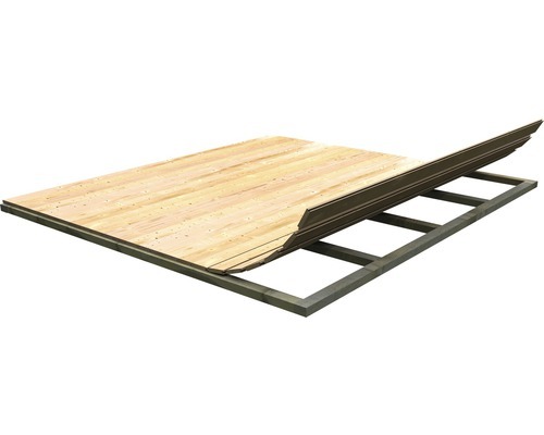 Fußboden Karibu Sockelmaß 242x183 cm natur K1.6.00485