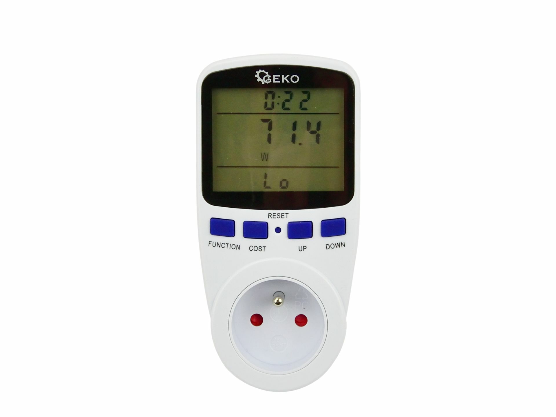 Geko Wattmeter - Stromverbrauchsmessgerät