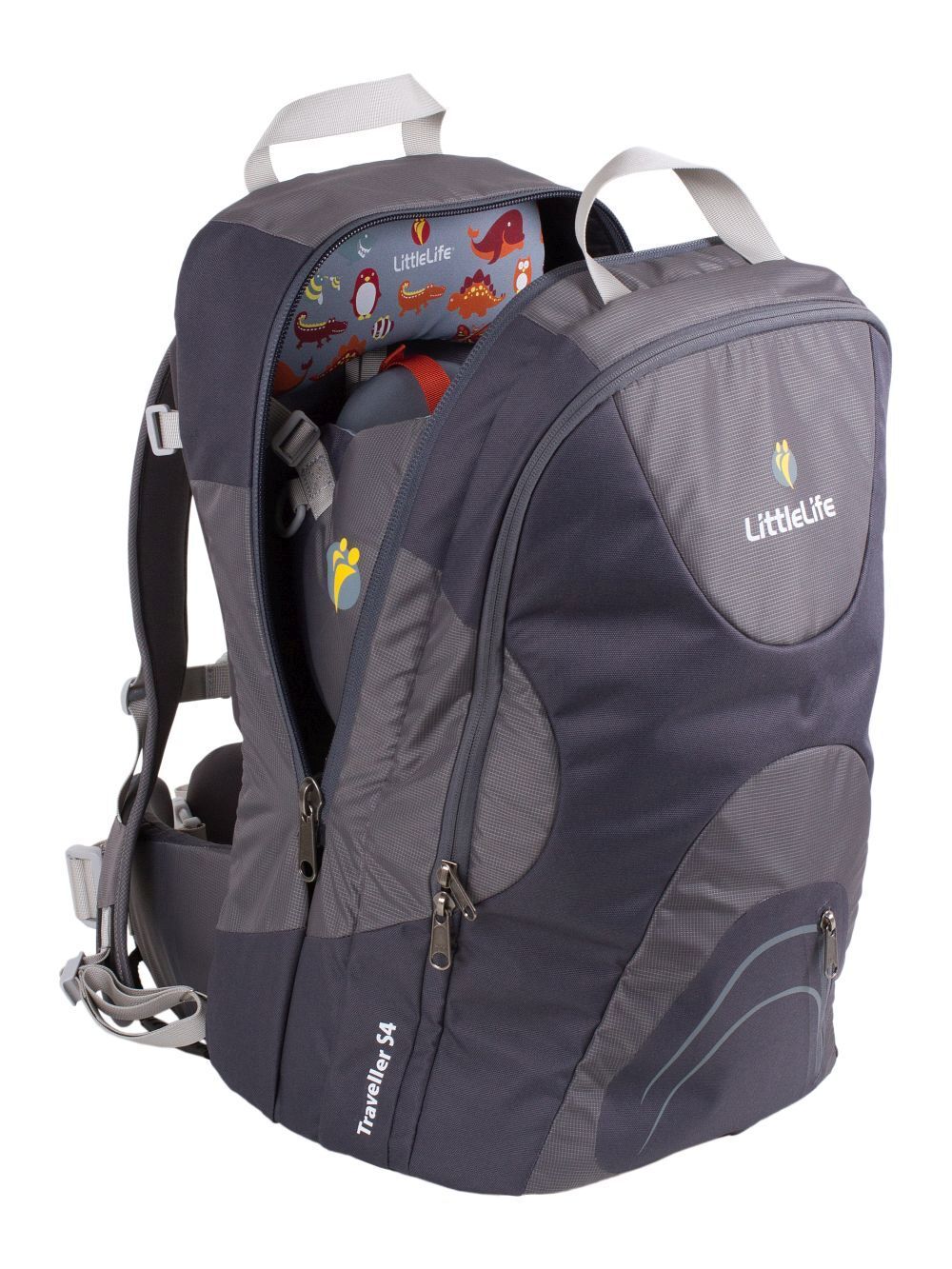 LittleLife Traveller S4 Kindertrage | Babytrage, grau RL142074