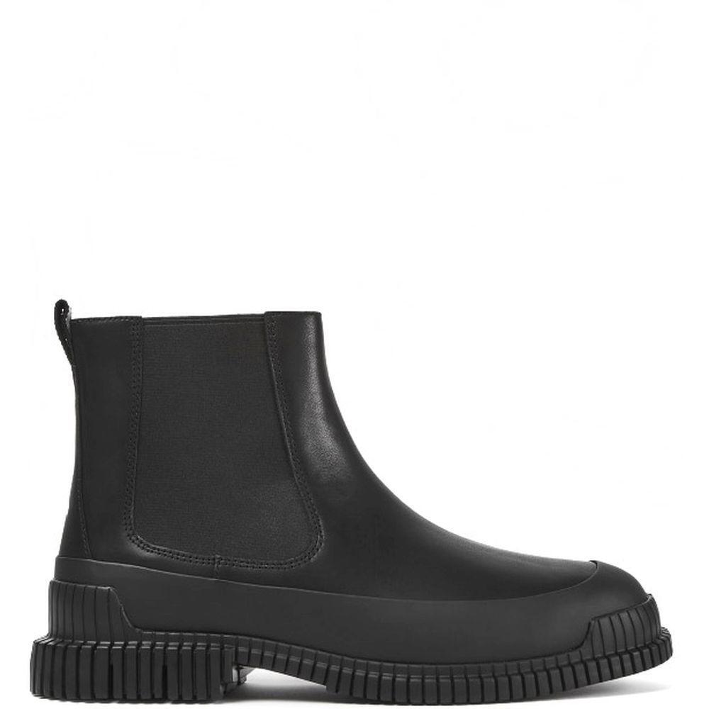Camper Pix Pánske kožené topánky Premium Chelsea Boots Black - 9 Spojené kráľovstvo - 43 EU - 10 US / Black
