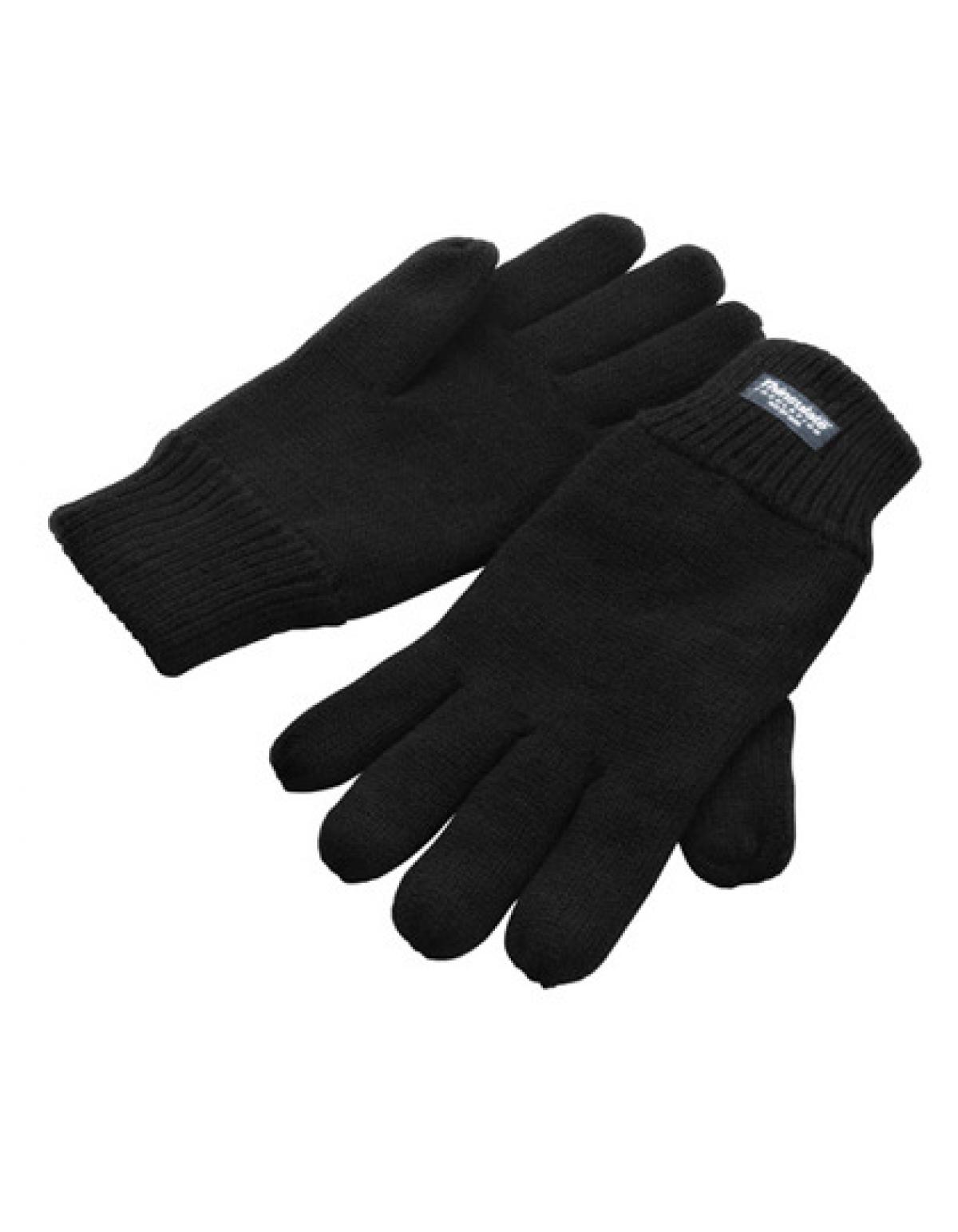 Fleece-Handschuhe schwarz mit 3M™ Thinsulate™ Isolierung schwarz 