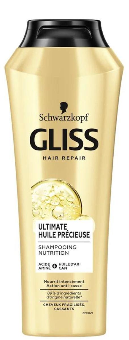 Gliss-Kur 6x Gliss 250 ml Shampoo mit wertvollem Öl