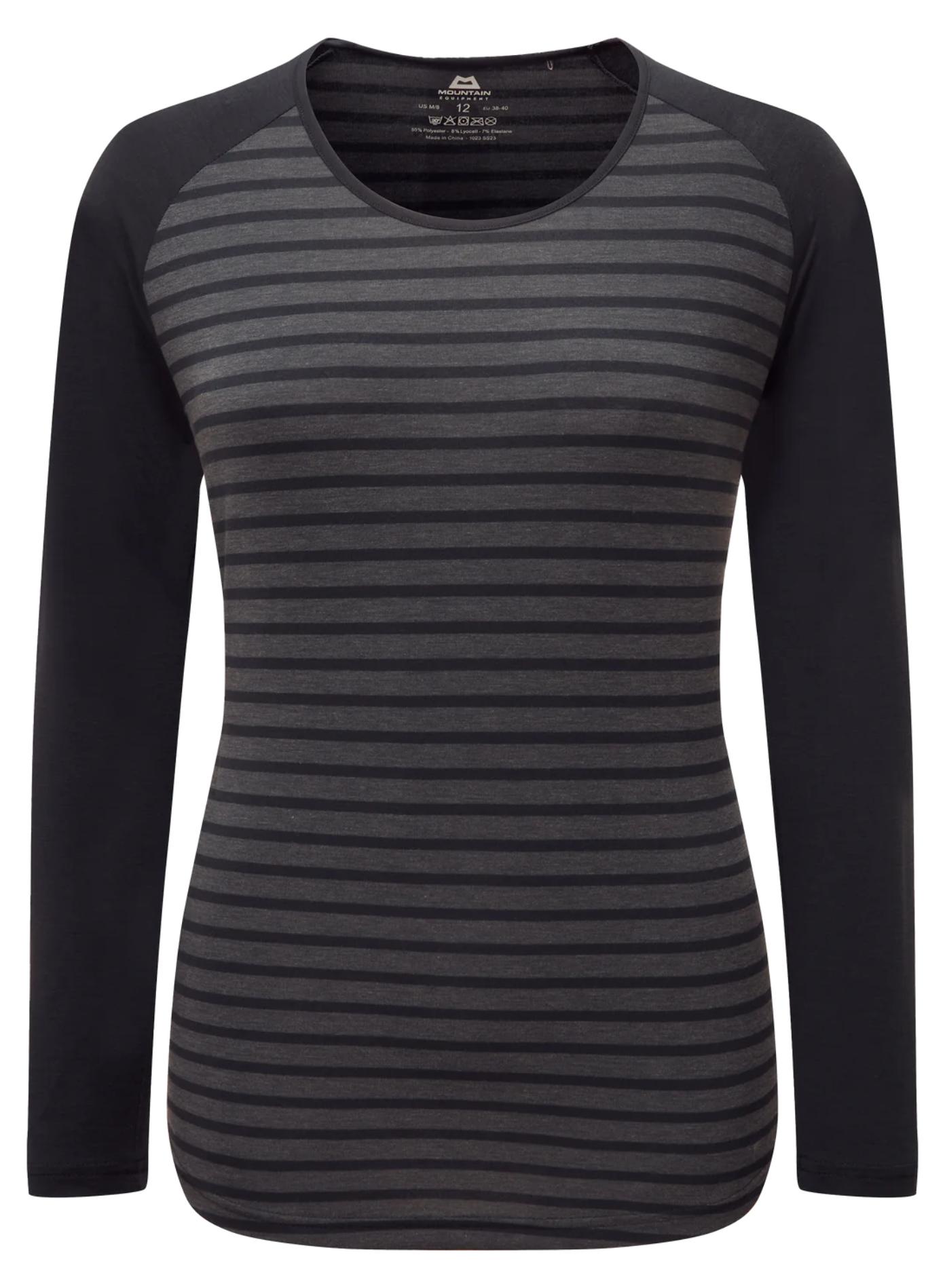 Mountain Equipment - Redline LS Wmn\'s Tee - Cosmos stripe/Cosmos Cosmos stripe/Cosmos 10 ME-007396