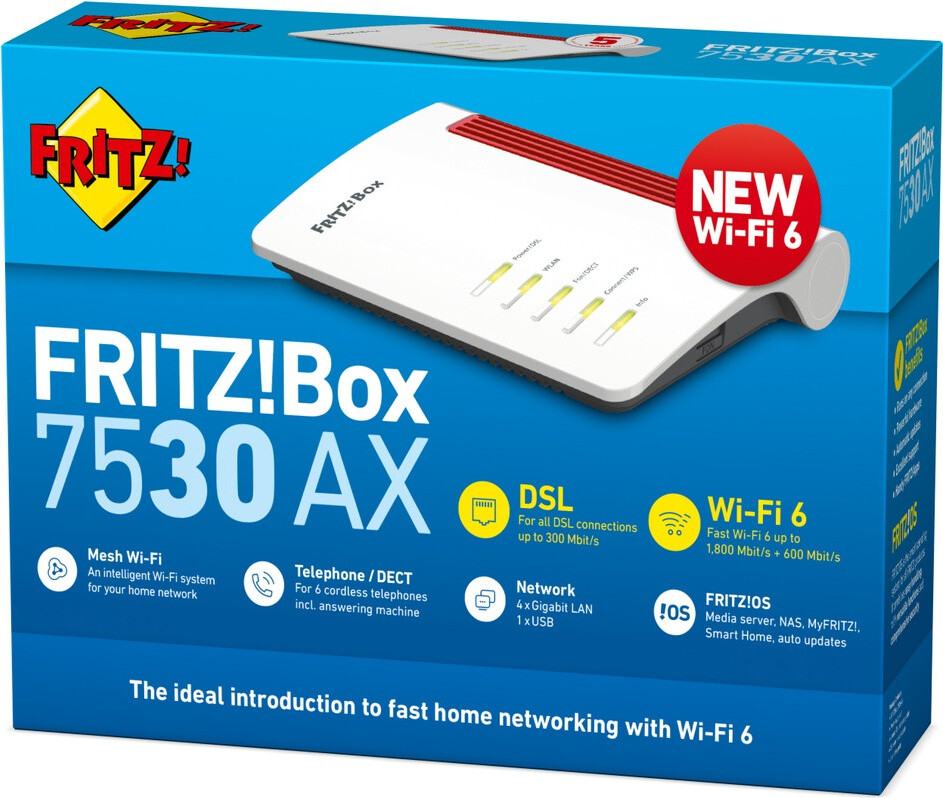 AVM FRITZ!Box 7530 AX - Router wireless - modem DSL