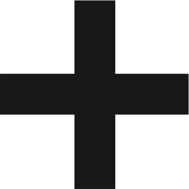 Georg Schlegel Bezeichnungsschild Grafik-Symbol Zunahme plus weiß - 1 Stück BSK101