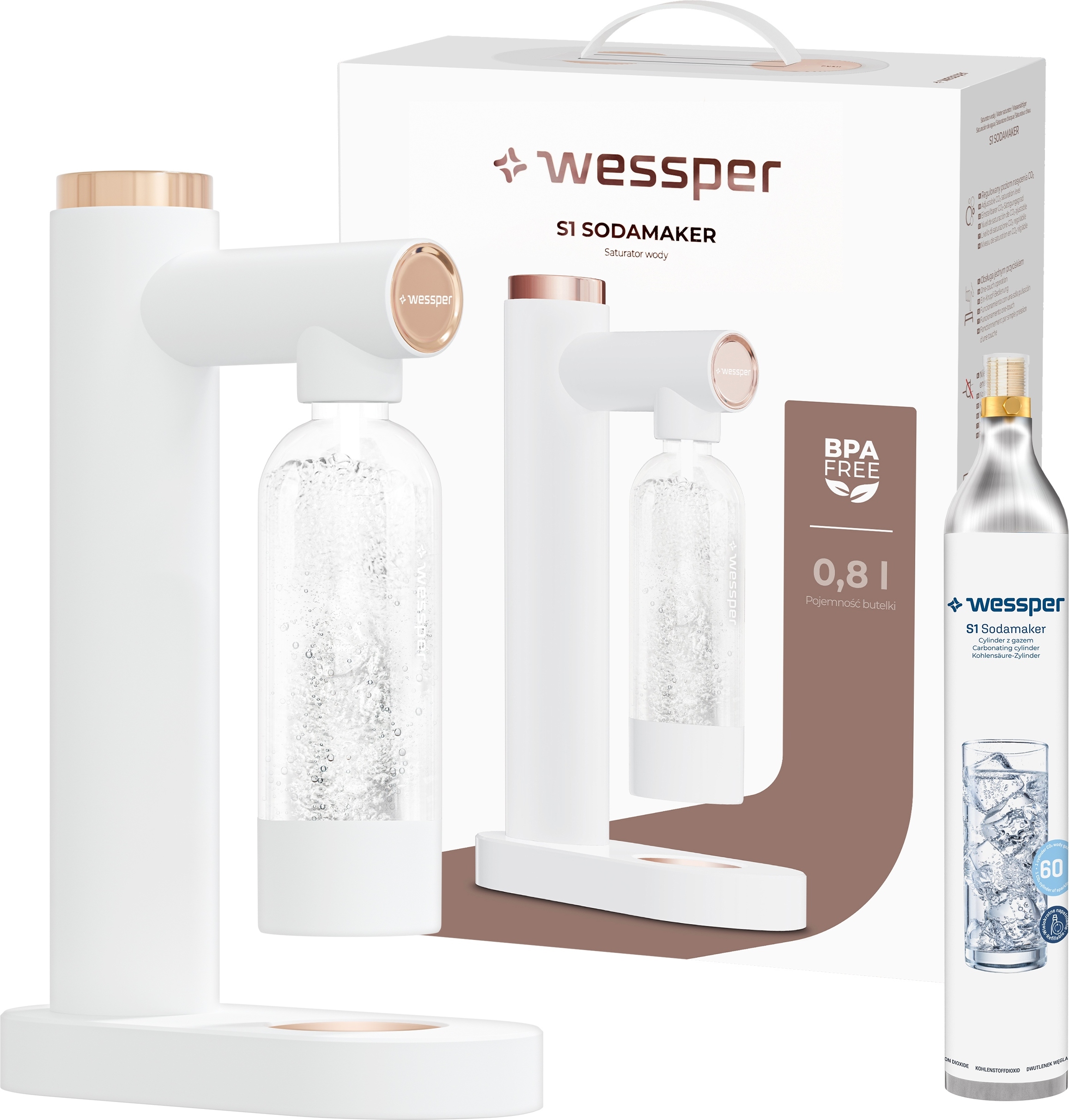 Wessper Clarti Filtri Per Acqua, Confezione Da 2 – Compatibili Con Bottiglie ActiveMax, Riduzione Cloro E Micro Particelle - 3