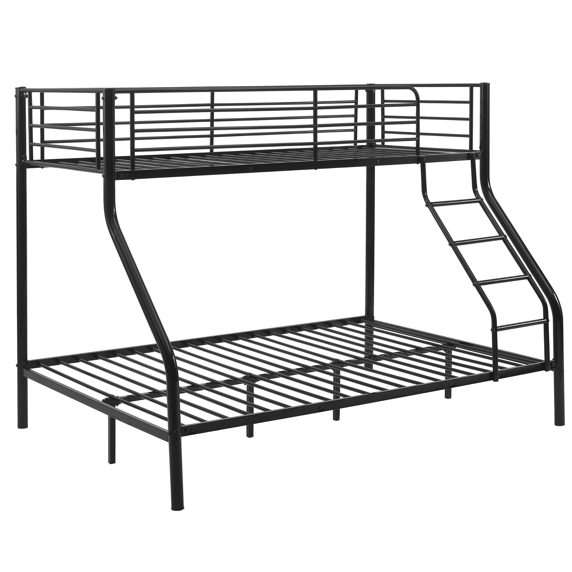 In And OutdoorMatch Modesta-Etagenbett Maurine - Kinderbett - 210 x 147,5 x 168 cm - Jungenbett - Mädchenbett - Etagenbett Schwarz - 62125-0