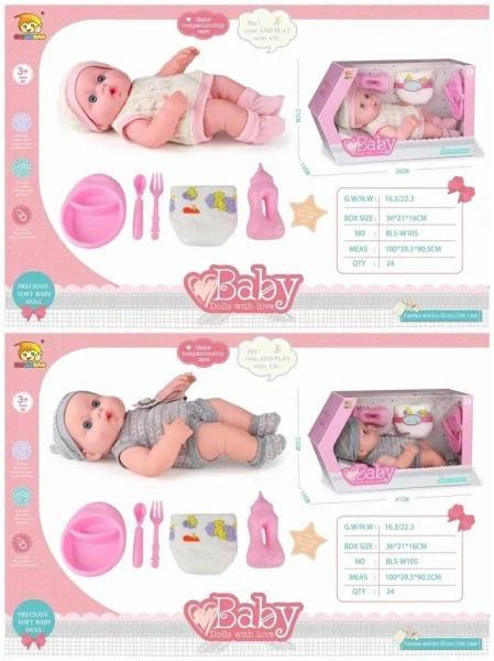 MAKSIK IMPORT Puppen-Set BLS-W105 MIX – Maksik