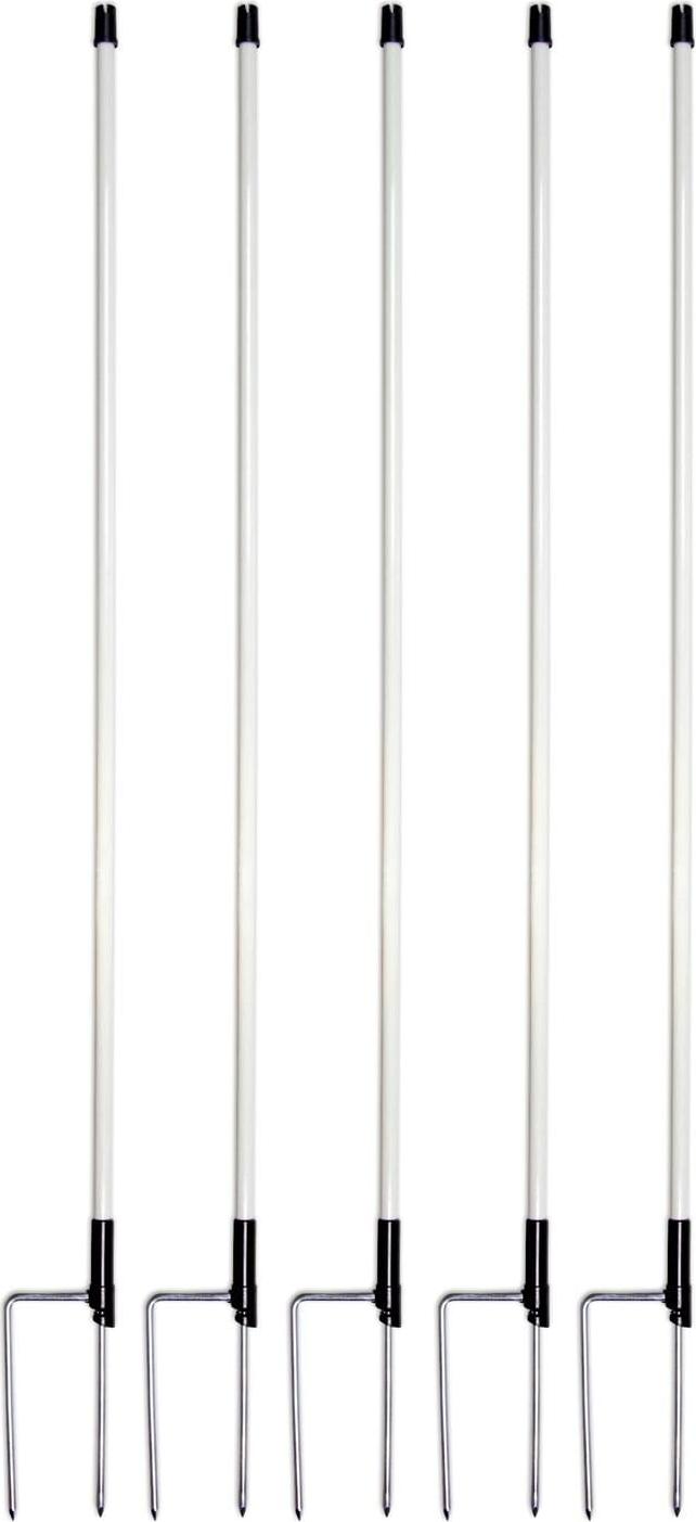 horizont Fiberglaspfähle strongLine 90 | 90 cm hoch | 5 Stück | mit Doppelspitze 14640-90DP