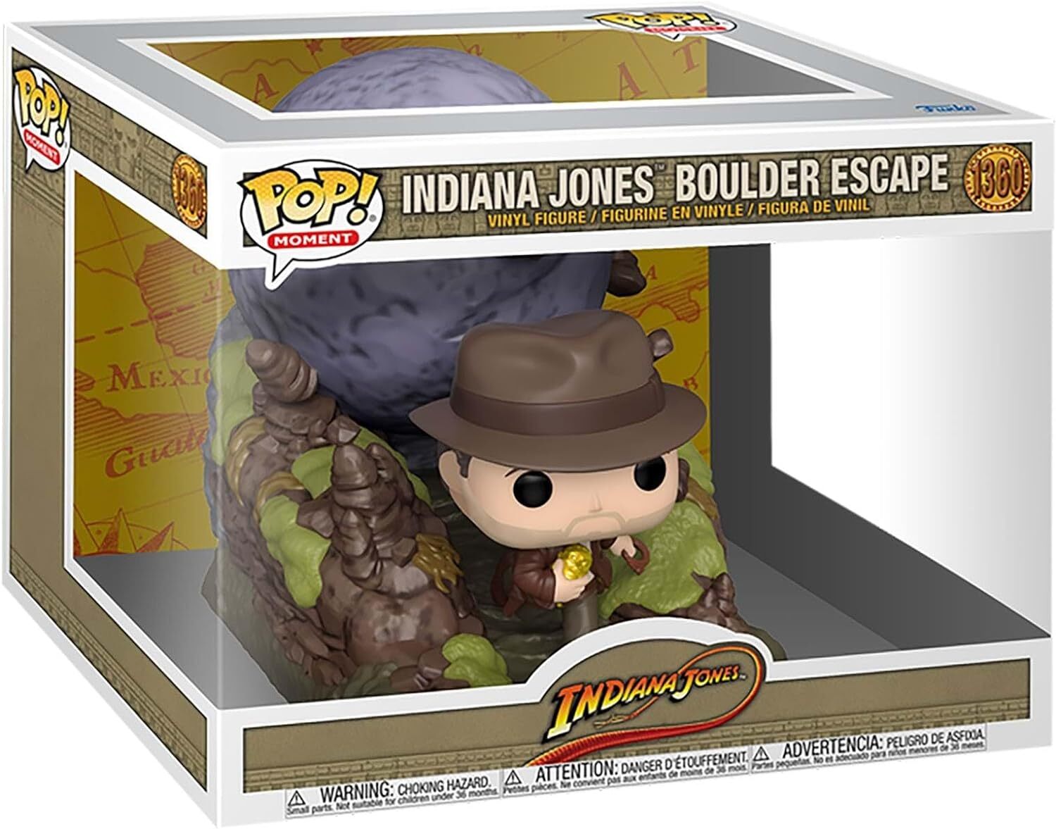 Indiana Jones - Indiana Jones Boulder Escape 1360 - Funko Pop! Vinyl Figur 122