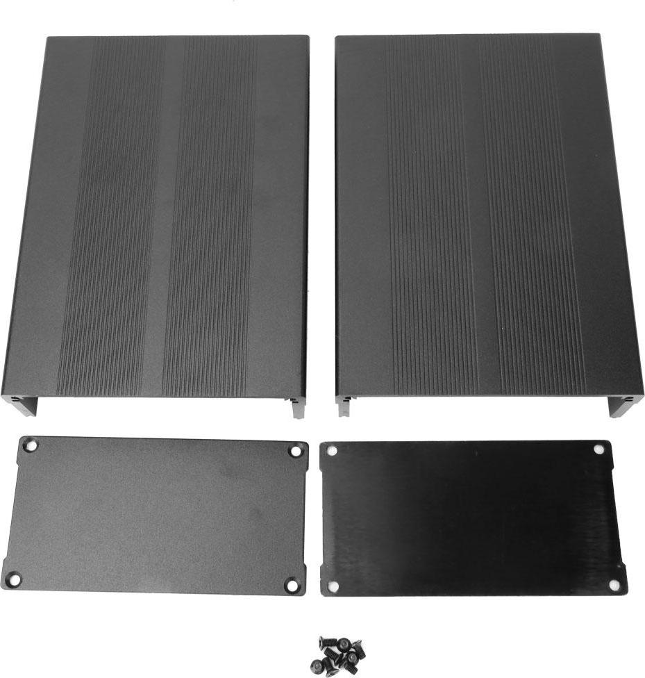 TWO TREES Aluminiumgehäuse für DIY Elektronikprojekte 55 x 106 x 150 mm – Kühlgehäuse für Schaltkreise
