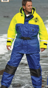 Schwimmanzug FLADEN, Flotation Suite 846BG+857B , Floatinganzug Gr.XXL