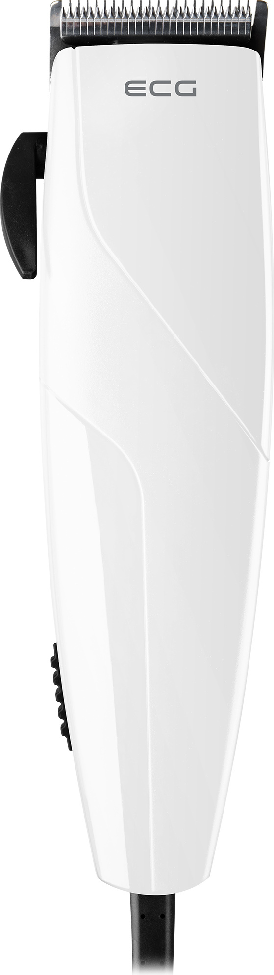 ECG ZS 1020 White | Bartschneider | Klingen aus rostfreiem Stahl | Schneideaufsätze für verschiedene Längen | Schnittbreite 0,8 - 2,8 mm |