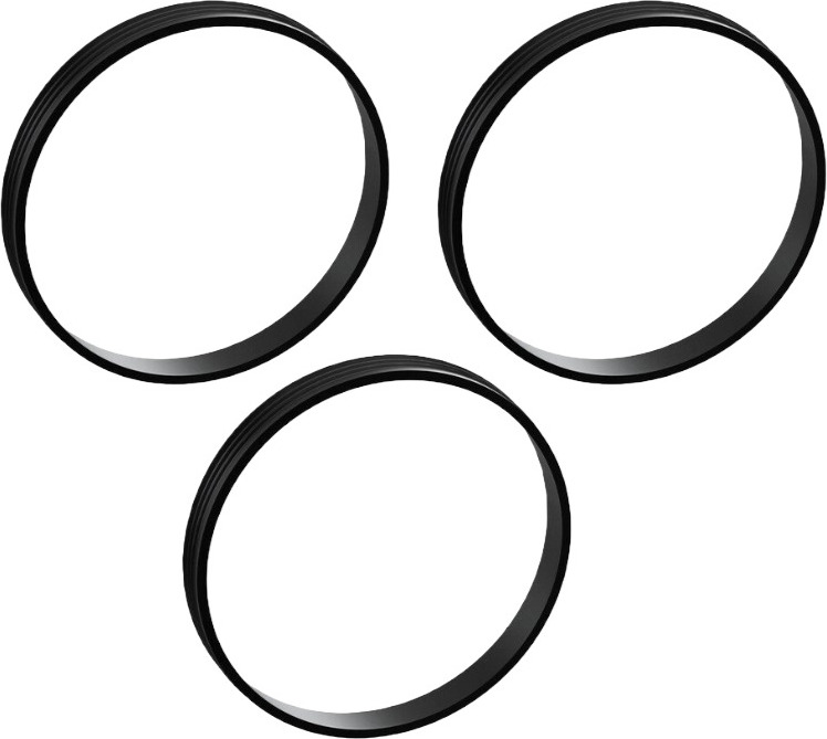 Bora Lüftungstechnik GmbH BORA 3er-Set Ecotube ERD/3 Dichtung rund ++ Lagerware ++ 24652