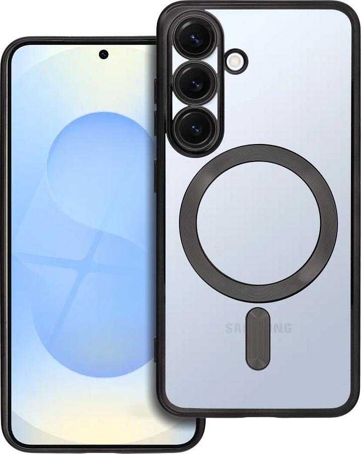 ELECTRO MAG COVER kryt na mobilný telefón kompatibilný s MagSafe vhodný pre SAMSUNG S25 čierny