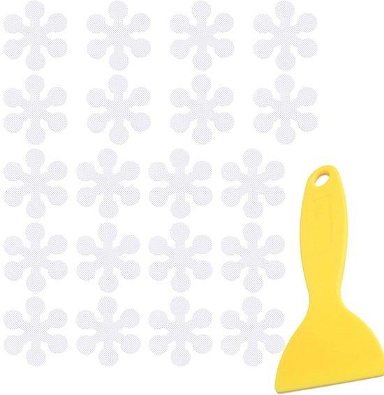 OEM Antirutschstreifen Blumen, 20 Stück, 8x8cm, für Bad und Dusche 2026