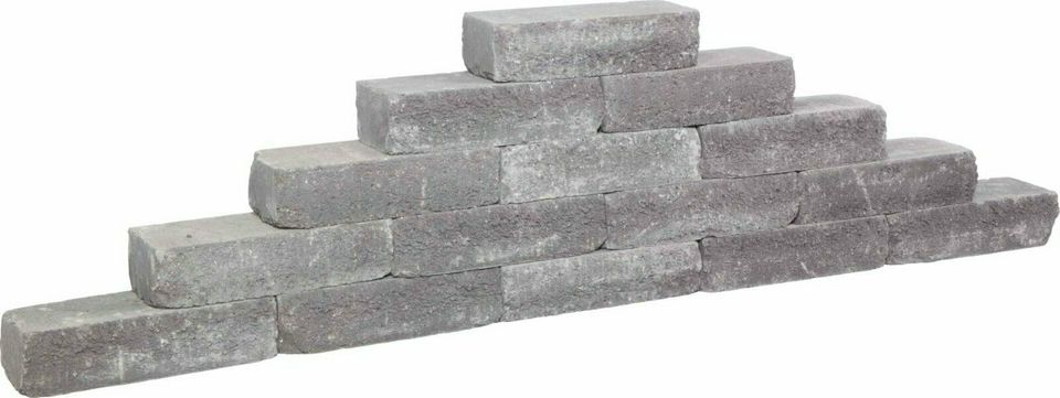 Weco Naturstein Pilestone Coal Trockenmauer Anthrazit 40 x 15 x 10 cm H-L-Rosenburg/Natursteine-Rosenburg.de