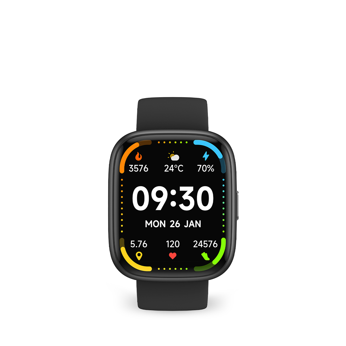PRIXTON Smartwatch SWB29 | Bluetooth 5.3, Alexa-Sprachassistent, Gesundheits- und tägliche körperliche Aktivitätskontrolle 10006072
