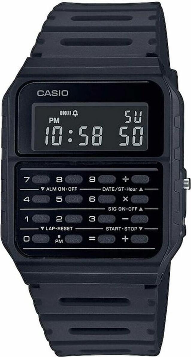 Uni hodinky Casio CALCULATOR Black