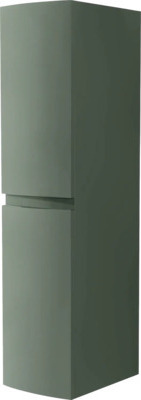 Hochschrank Baden Haus Vague BxHxT 30 x 130 cm x 39 cm Frontfarbe dunkelgrün matt 55278