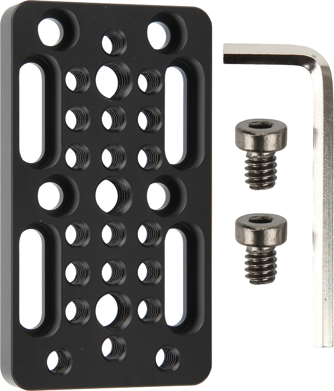 Gistuch Kamera -Käseplatte Easy Montage mit 1/4in 3/8 -Zoll -Schraubenloch für Käfig -Obergrenze Kamera Käseplatte