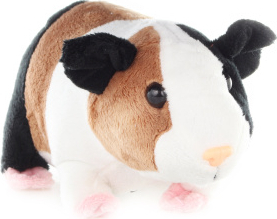 Peluche Criceto Tricolore Morbido Che Squittisce - Giocattolo A Forma Di Porcellino D'India, 20 Cm, Acrilico, Regalo Per Bambini