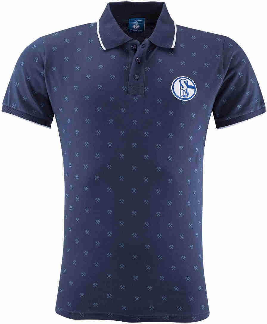 FC Gelsenkirchen-Schalke 04 FC Schalke 04 Polo Allover navy S 24851-S