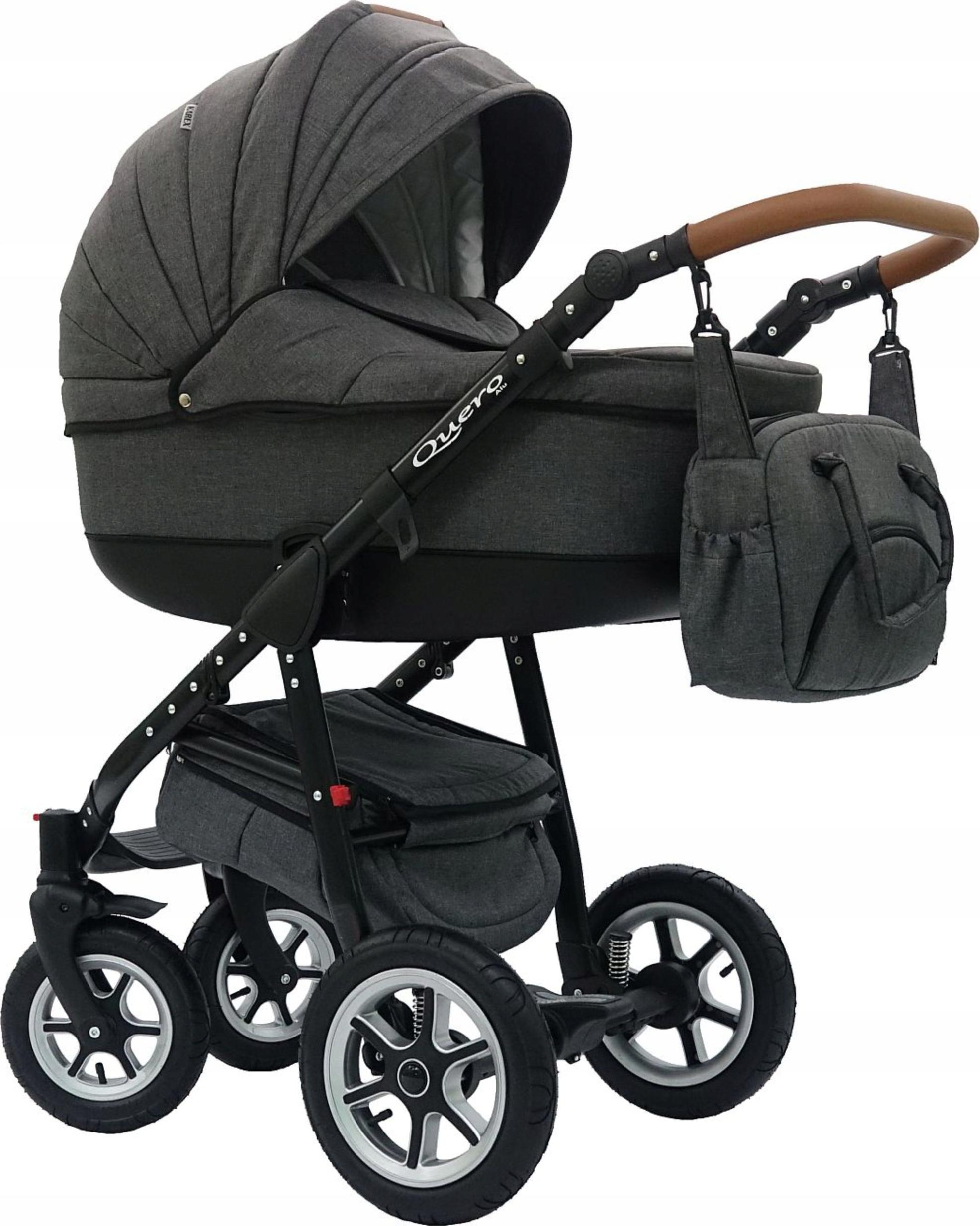 Kinderwagen 2In1 Quero Alu Karex - Alu-Gestell, Multifunktional, Verstellbar, Schirm