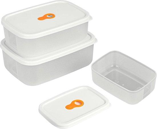 OEM Milieuvriendelijke, herbruikbare, 3-delig set mit luftdichten Deckeln, magnetronfeste, bewahr- oder tiefgefrierte Behälter 2026