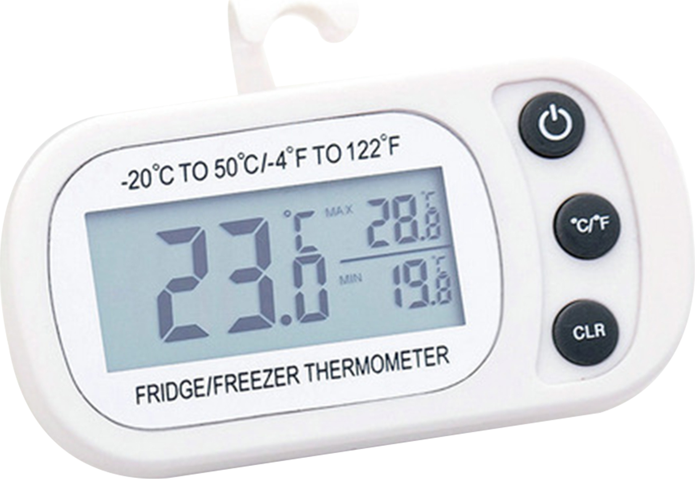 Elitech 2x Kühlschrank Thermometer - Digital Mit Magnet Für Gefrierfach & Vorrat