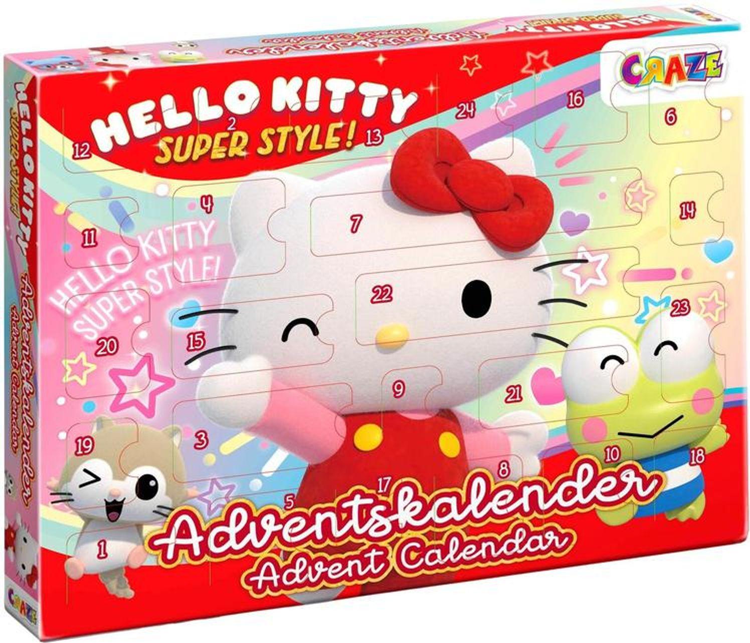 Craze Adventní kalendář Hello Kitty - figurky, bižuterie a doplňky 55700