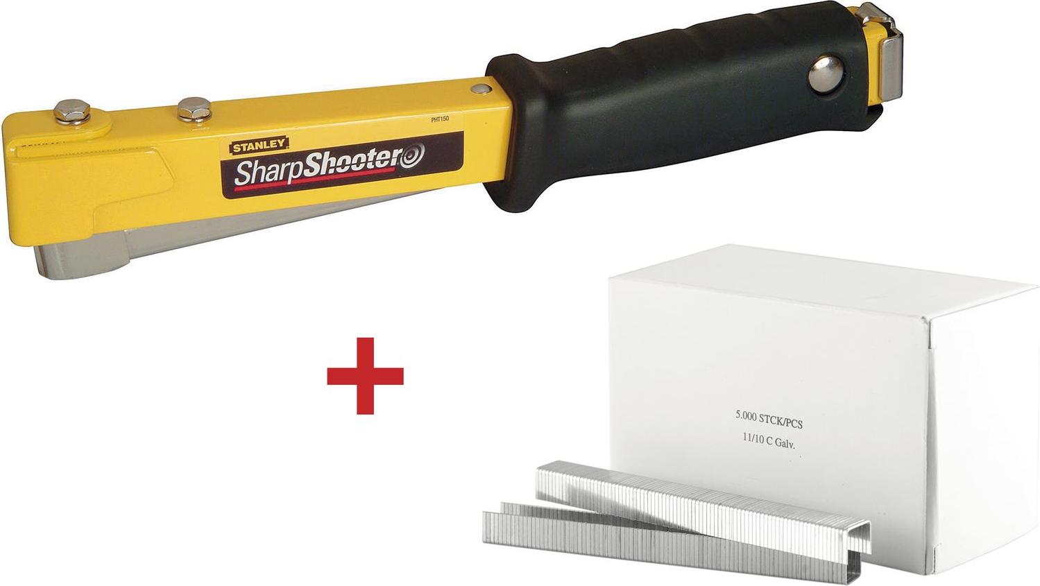STANLEY Hammertacker-Set 6-PHT 150 + 80 TS Klammern PF 10mm