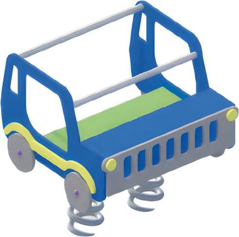 Federwippe Kinderspielplatz Spielfeder Wippplatte Balancierwippe Kinderwippe