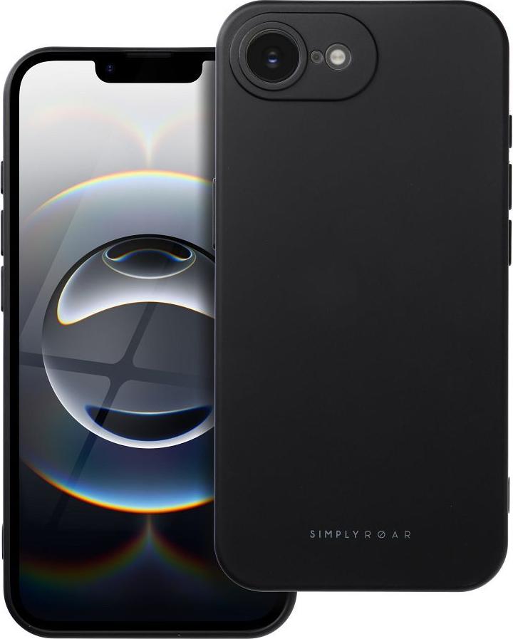 Puzdro na mobilný telefón Roar Space - vhodné pre iPhone 16e Black