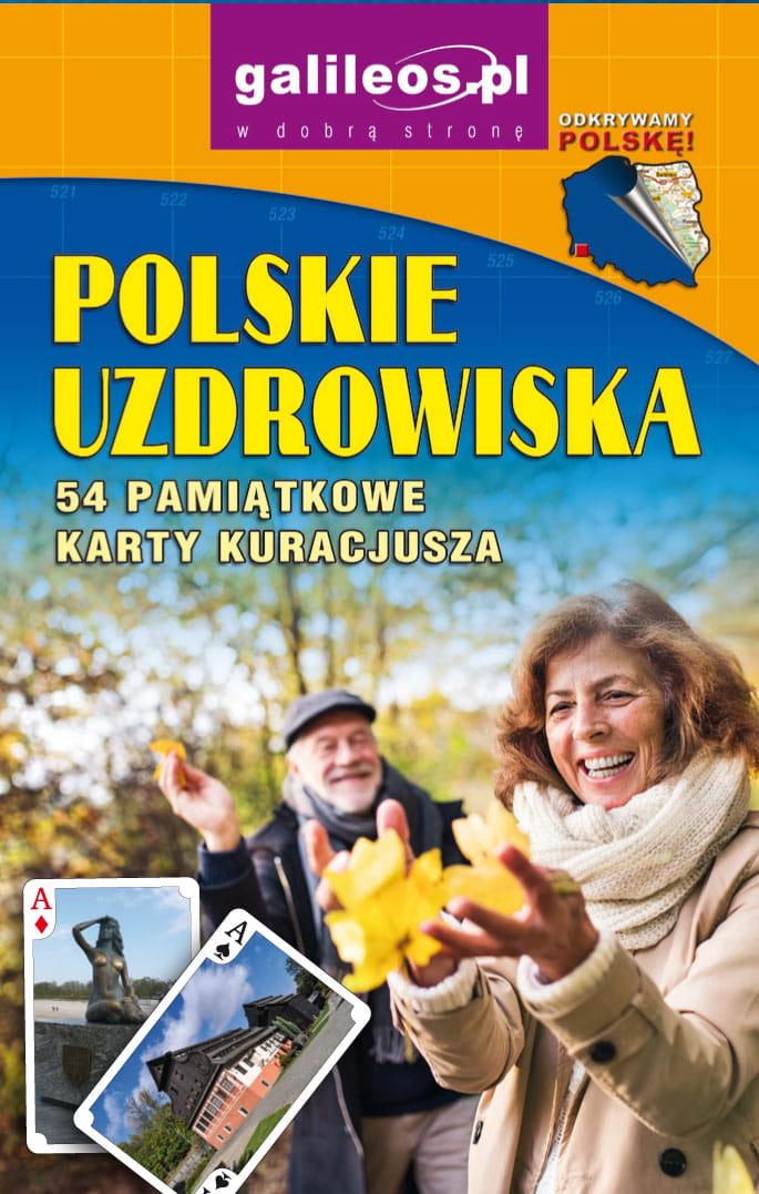 Plan Polnische Kurorte. 54 Souvenir-Spielkarten. Galileos