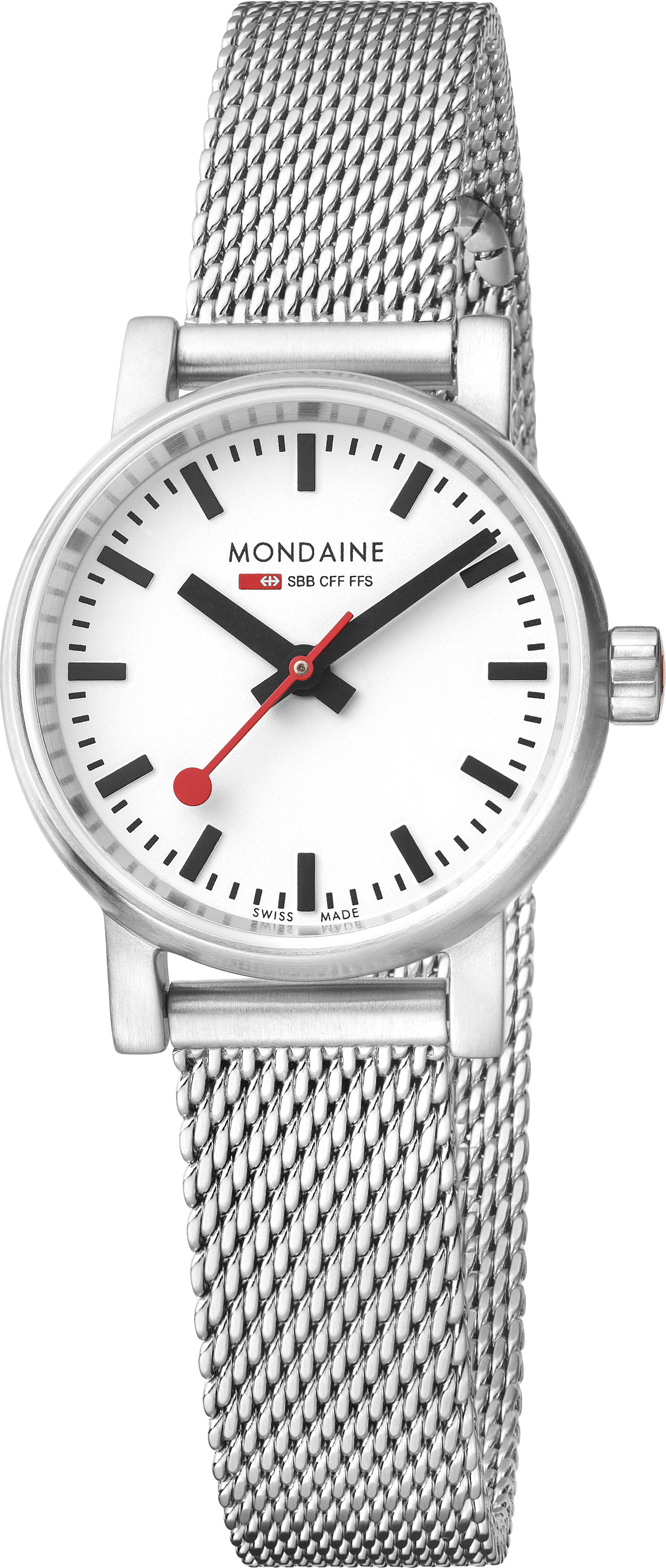 Mondaine evo2 316L Stainless steel Wiße MSE.26110.SM