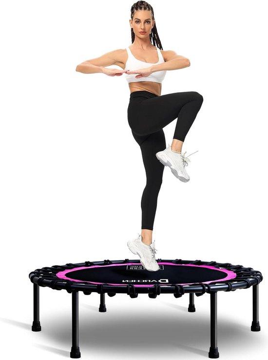 Famanu Mini-Trampolin 200 kg - Indoor Fitness Trampolin [100 cm] 54612