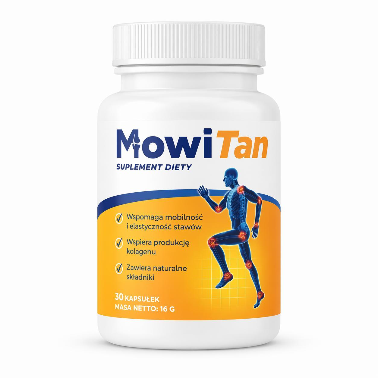 GLOBAL D LTD MowiTan – Unterstützung für Gelenke & Beweglichkeit – 30 Kapseln