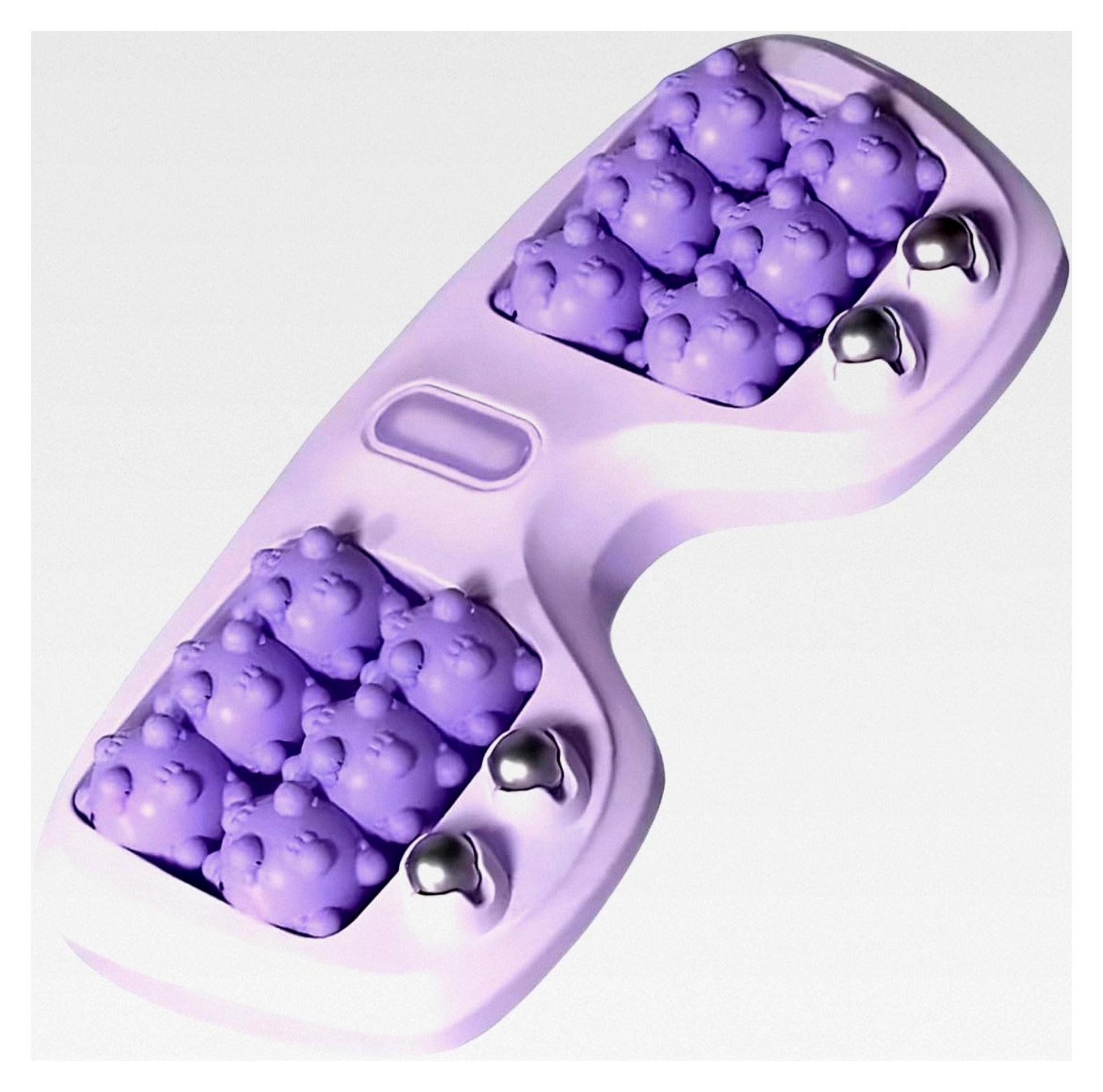Markenlos Fußroller-Massagegerät – Reflexzonen-Tool für Doppelfußmassage zur Stressreduktion – geeignet für Beine, Rücken, Büro und Heim