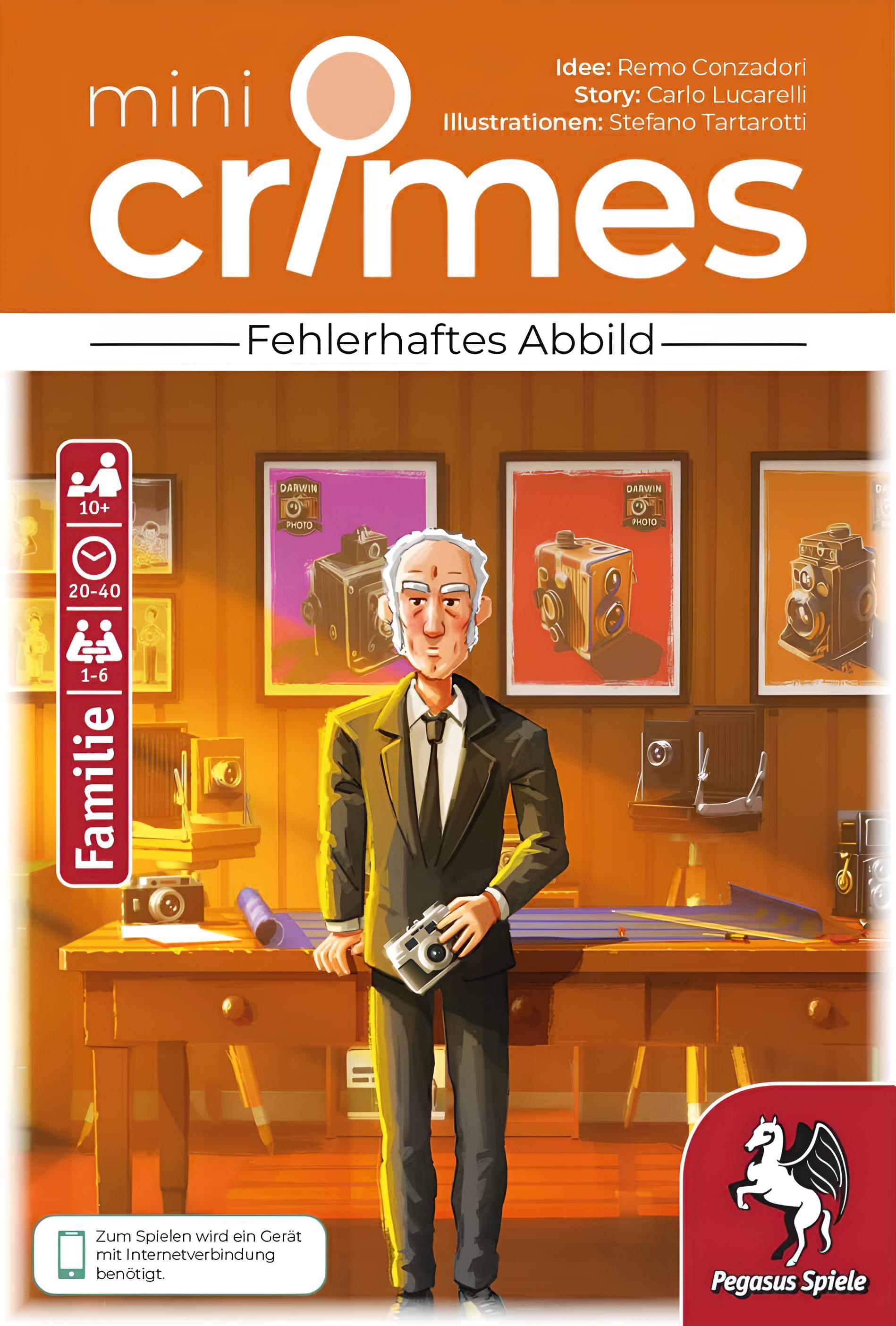 Pegasus Spiele MiniCrimes - Fehlerhaftes Abbild 19157G