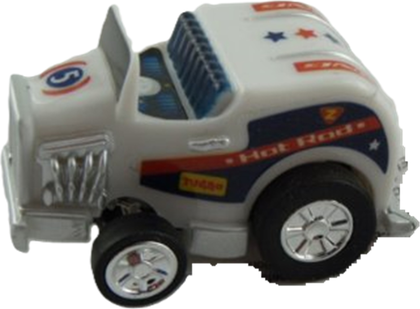 Elliot GmbH Elliot, Z Wind Ups - 20053 - Hot Rod Auto, mit Rückzugmotor, PVC, 5cm x 3cm x 2,5cm