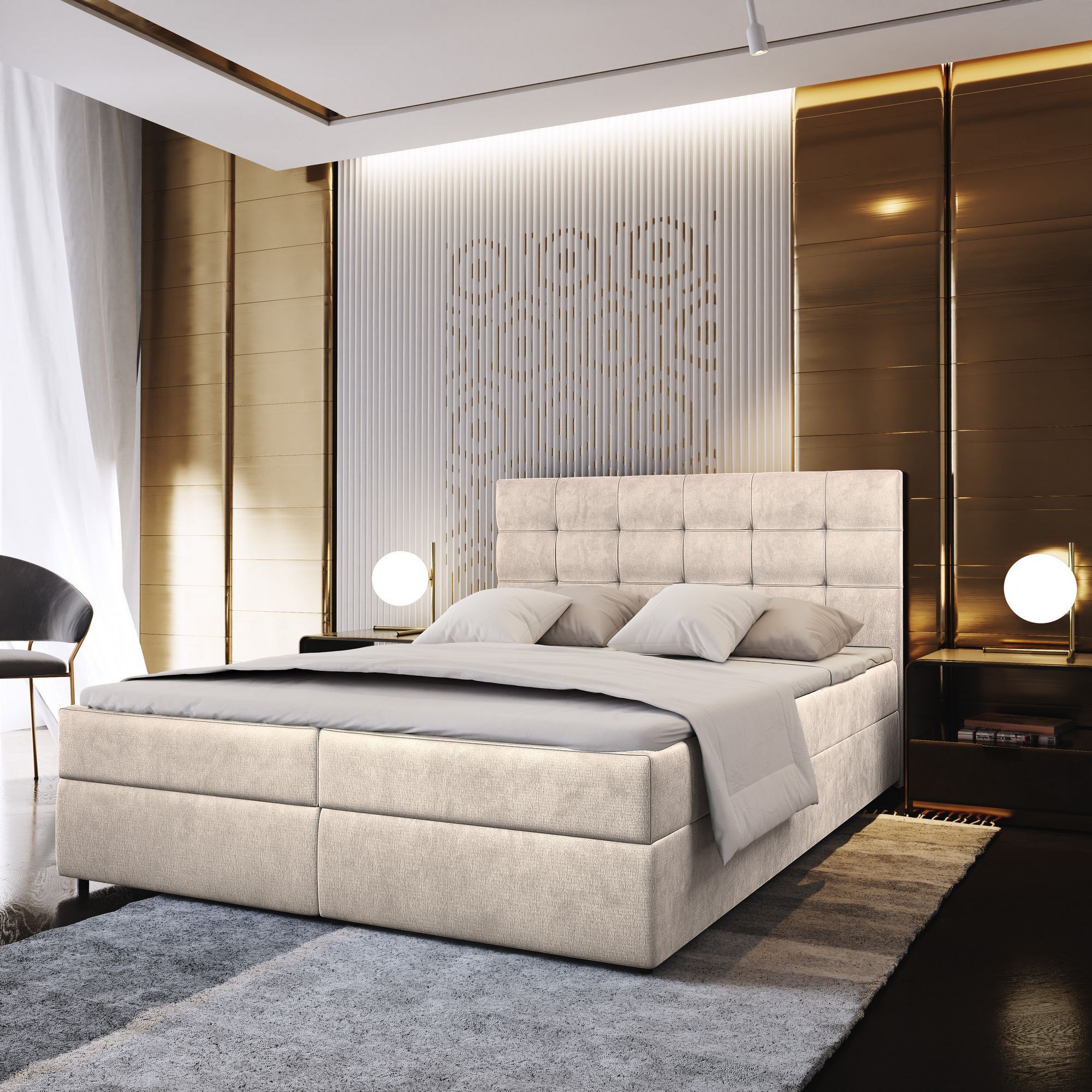 Luxus Boxspringbett Husse Komplett Bild
