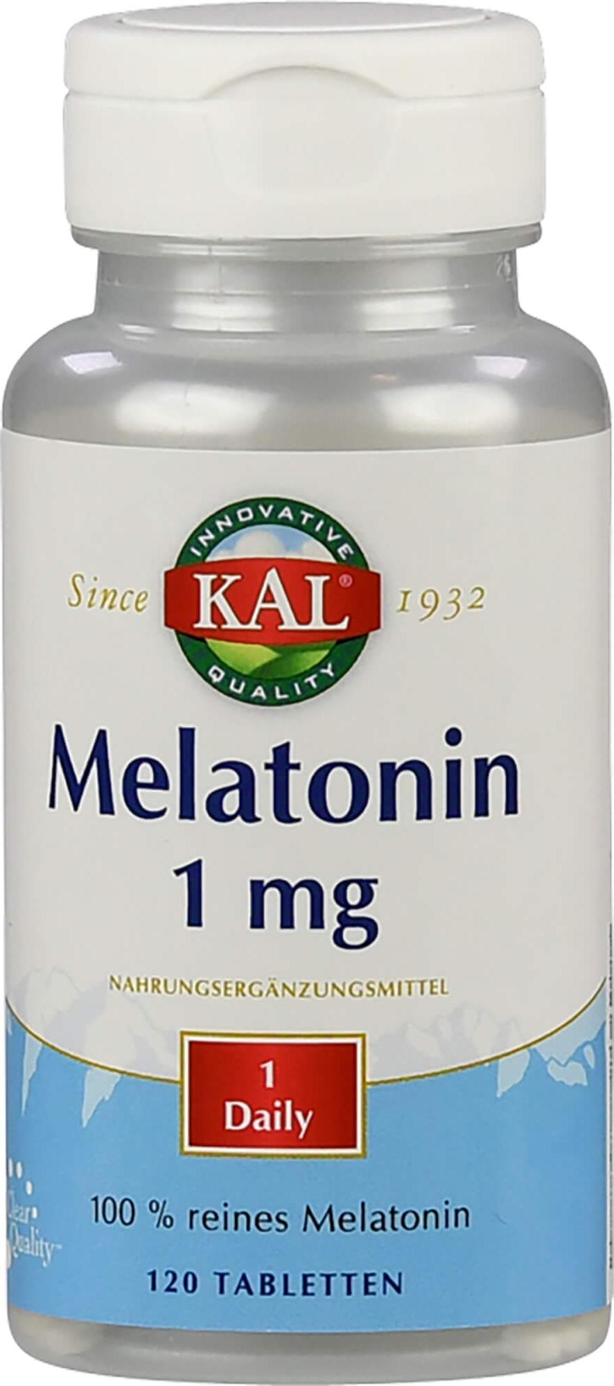 Supplementa GmbH Melatonin 1 mg KAL, 120 St TAB 15814381
