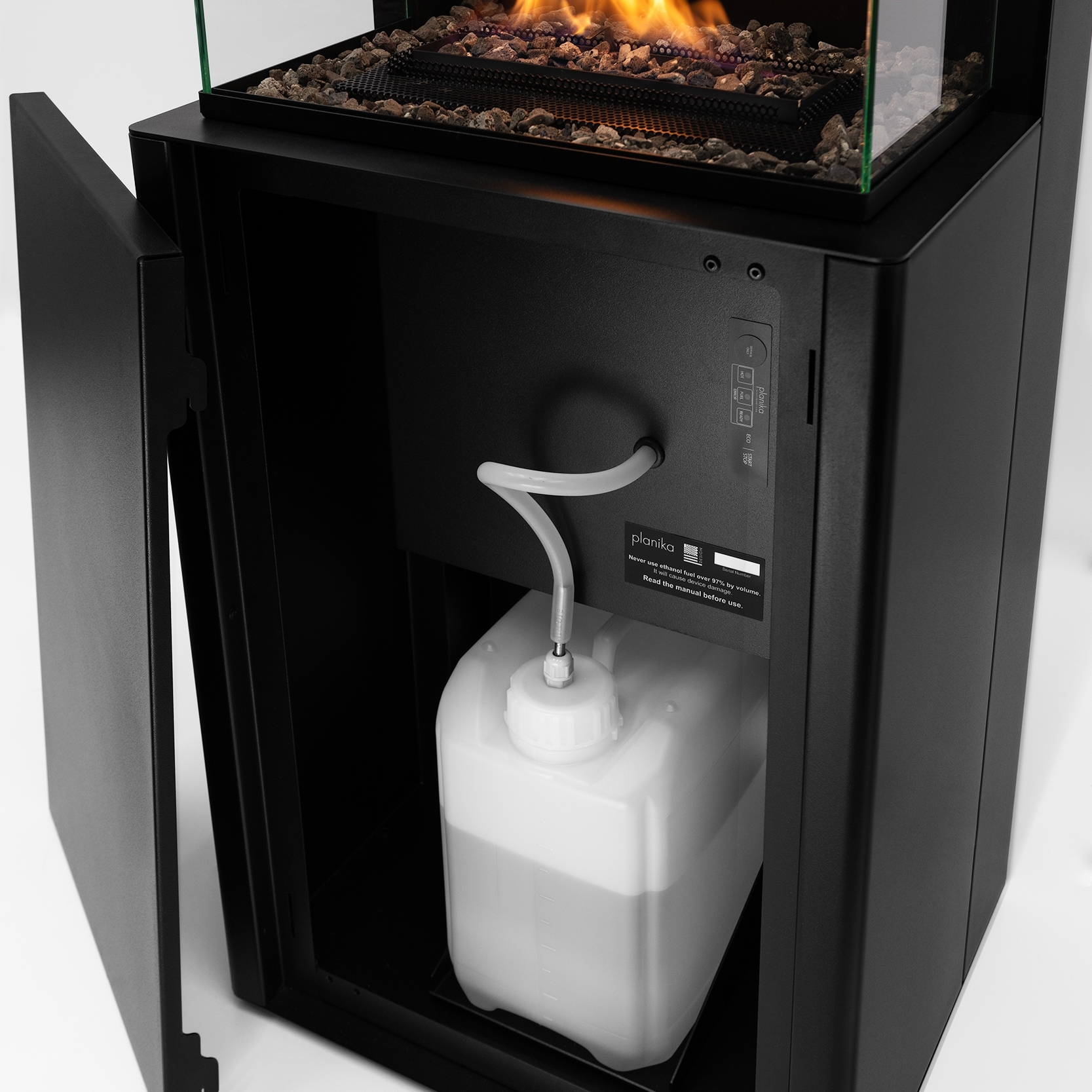 Planika ARCTICON [Ethanol Kamin]: Schwarz FKE-0890.SZ