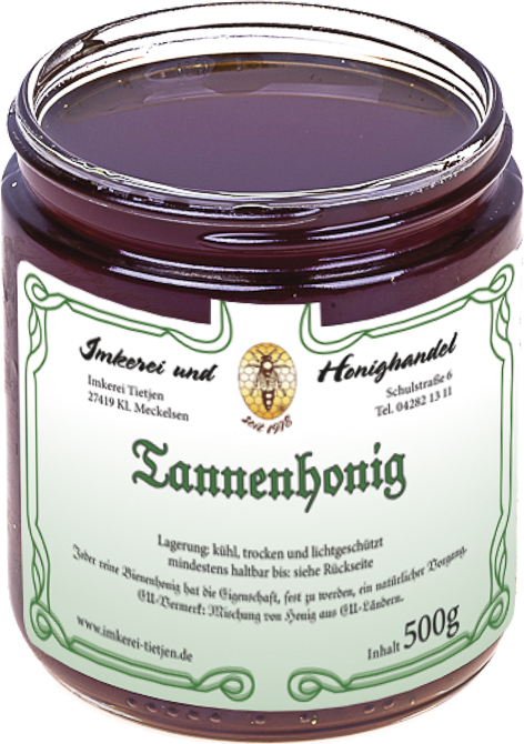 Tannenhonig 500g | Imkerei Tietjen 4A