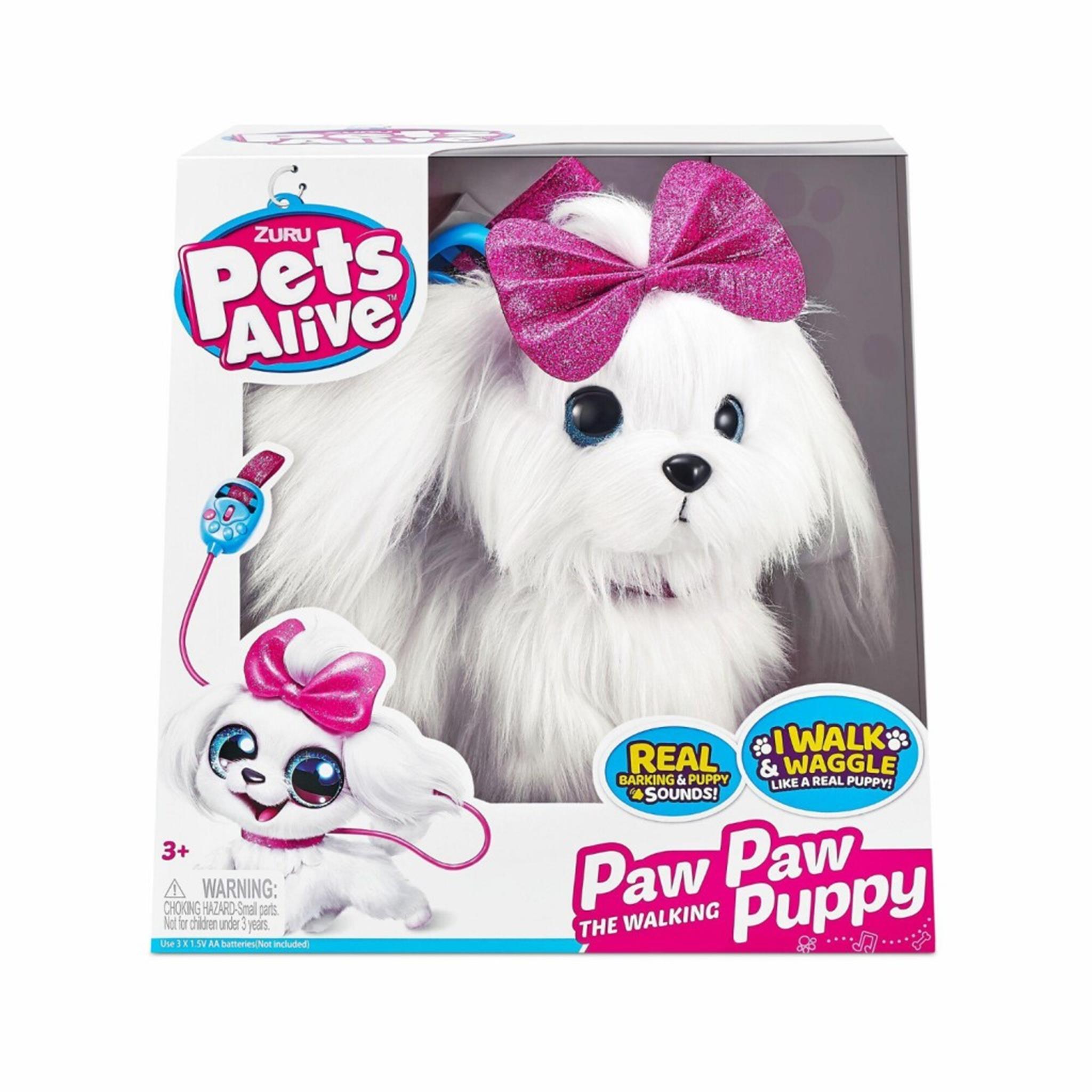 Tobar Animigos Cucciolo Interattivo Con Suono - Peluche Animato Che Sorseggia Il Biberon - Altezza 17 Cm, Richiede 2 Batterie AA - Regalo Per Bambini