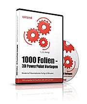 FUTURE PACE MEDIA 1000 Folien - 3D PowerPoint Vorlagen - Farbe: spicy.red (2016)