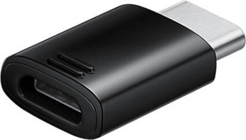 Samsung, Micro-USB-auf-USB-C-Adapter Laden und Synchronisieren, Schwarz BR8572